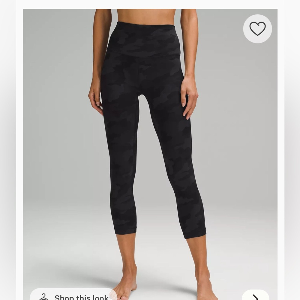 lululemon Align™ High-Rise Crop size 4, 21" length, black
